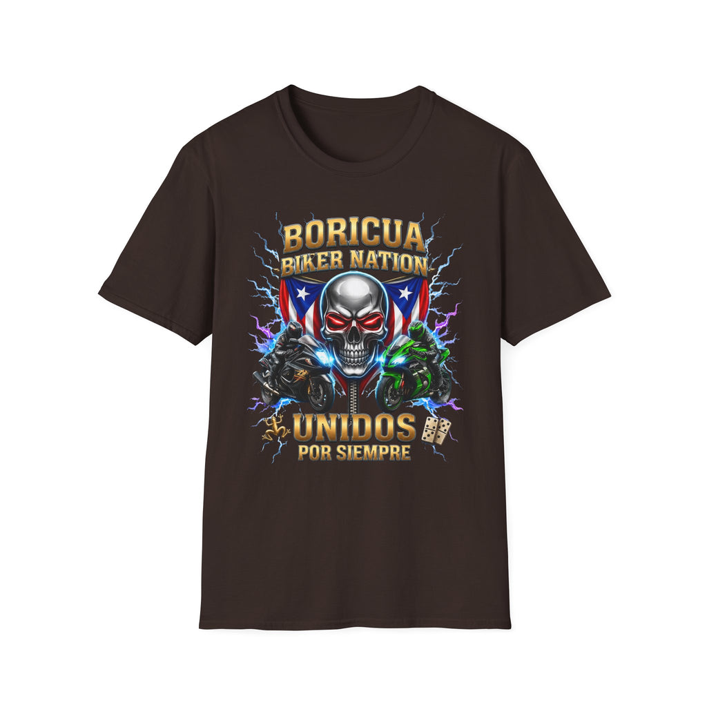 Boricua Biker Nation D T-Shirt