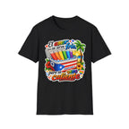 T-Shirt — “El amor se sirve frío” Rainbow Popsicle Cooler Graphic Tee