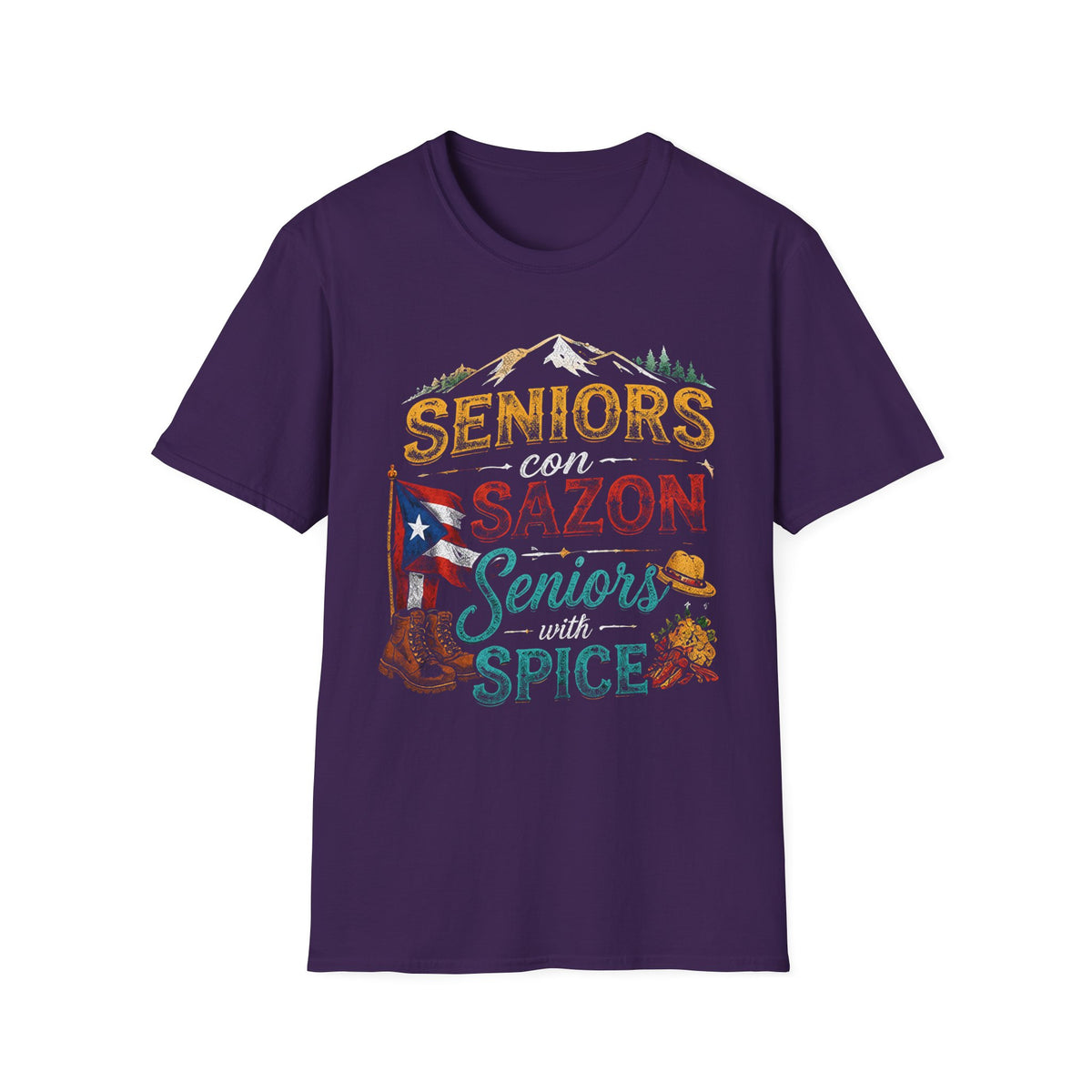 Seniors con Sazón Mountain T-Shirt