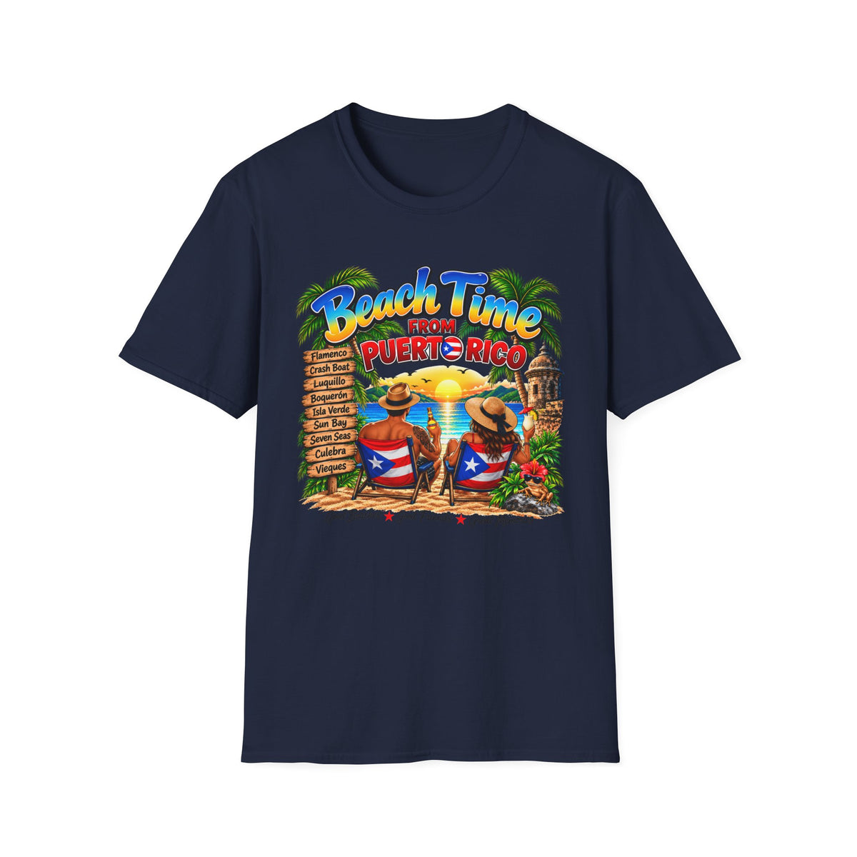 Beach Time From Puerto Rico 1 T-Shirt