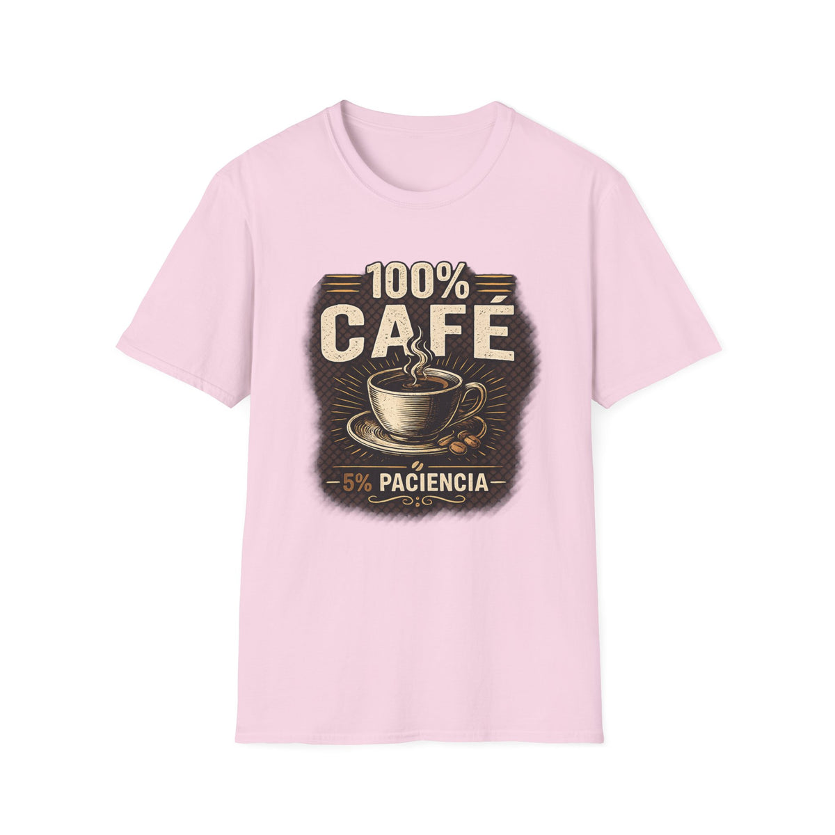 100% Café vintage coffee design T-Shirt | Coffee cup, caffeine lover
