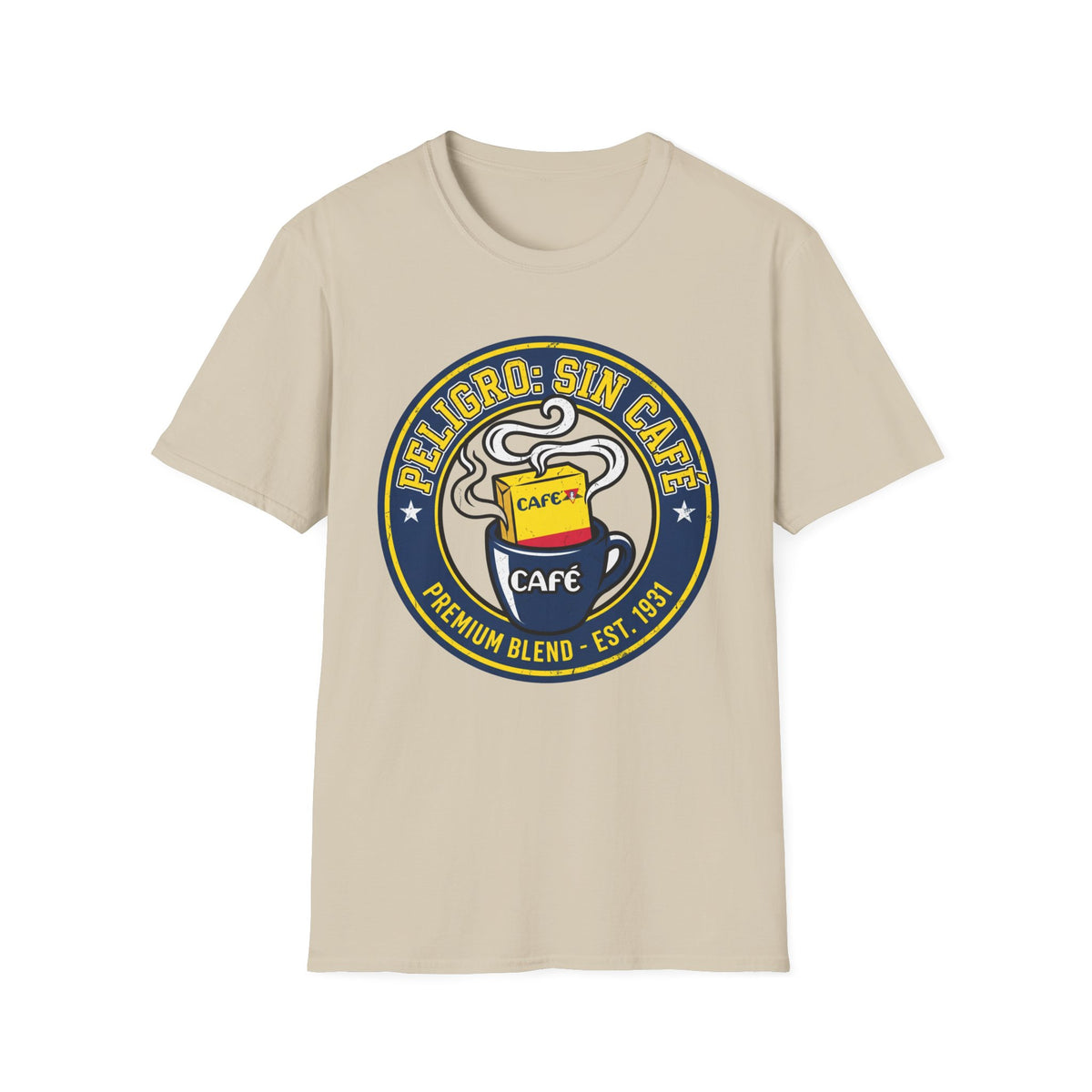 Peligro: Sin Cafe T-Shirt