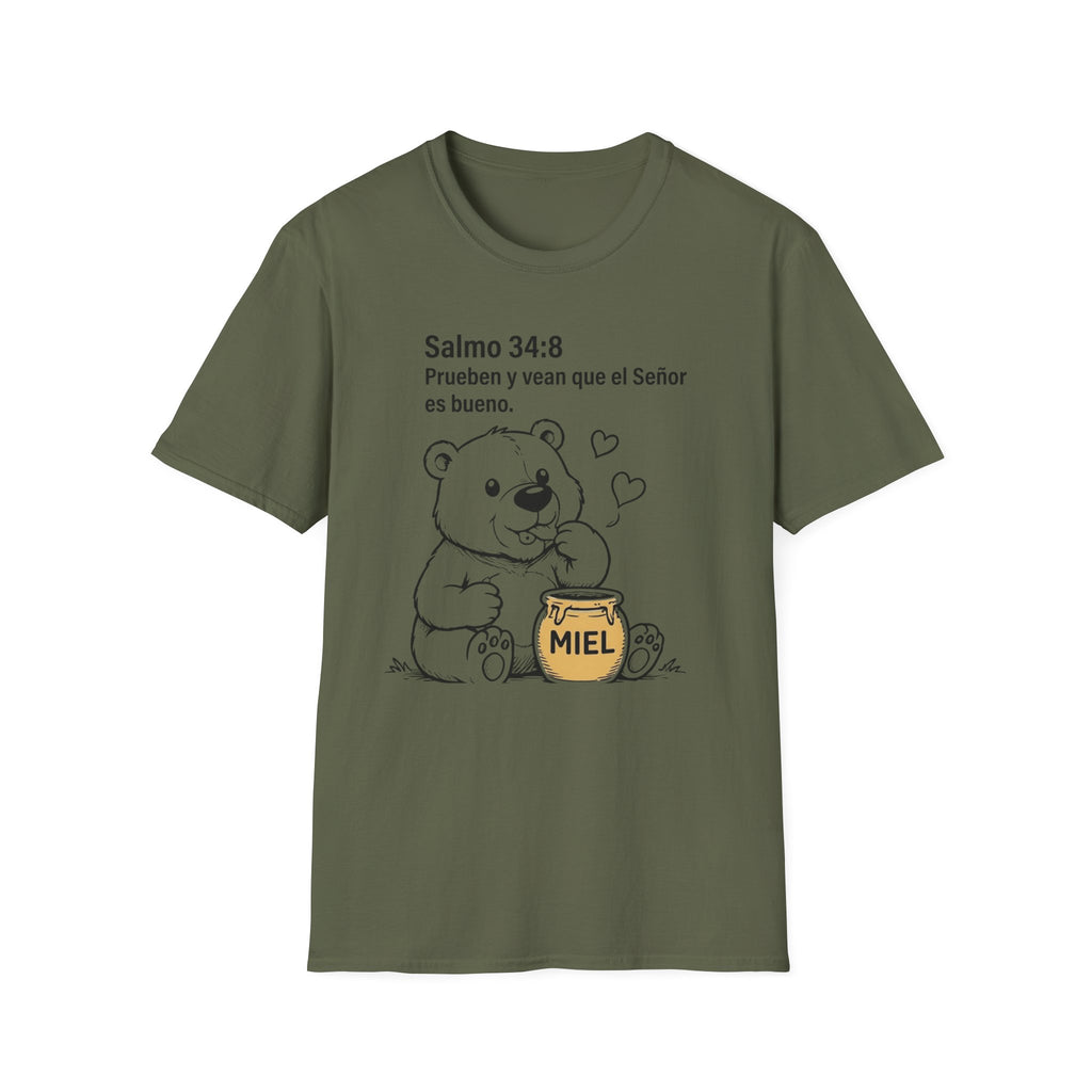 Salmo 34:8 "Prueben y vean que el Señor es bueno" T-Shirt