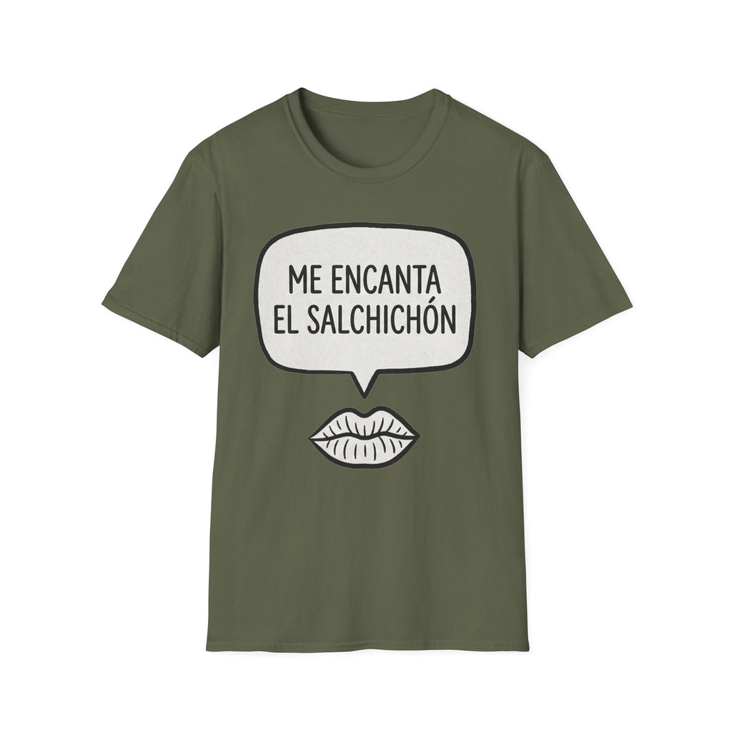"Me Encanta El Salchichón" Spanish Foodie Graphic T-Shirt