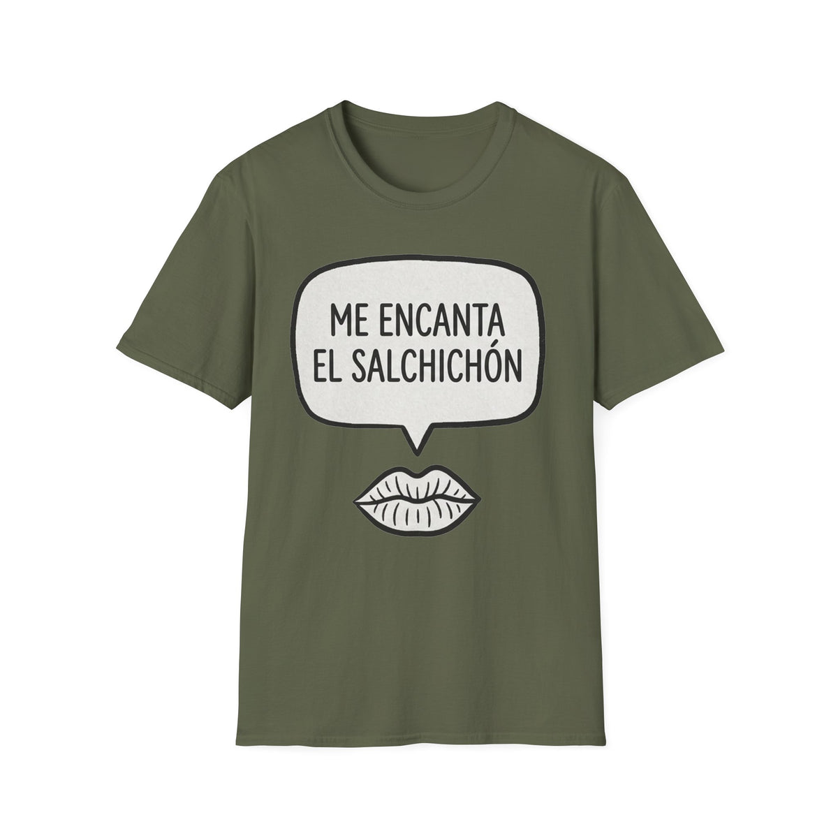 "Me Encanta El Salchichón" Spanish Foodie Graphic T-Shirt