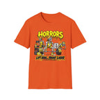 Horrors Weightlifting Skeletons T-Shirt