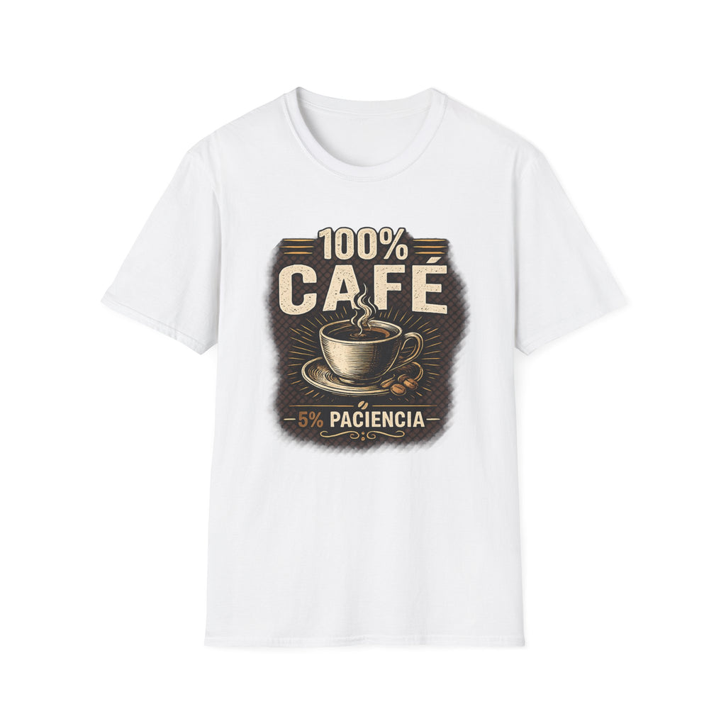100% Café vintage coffee design T-Shirt | Coffee cup, caffeine lover