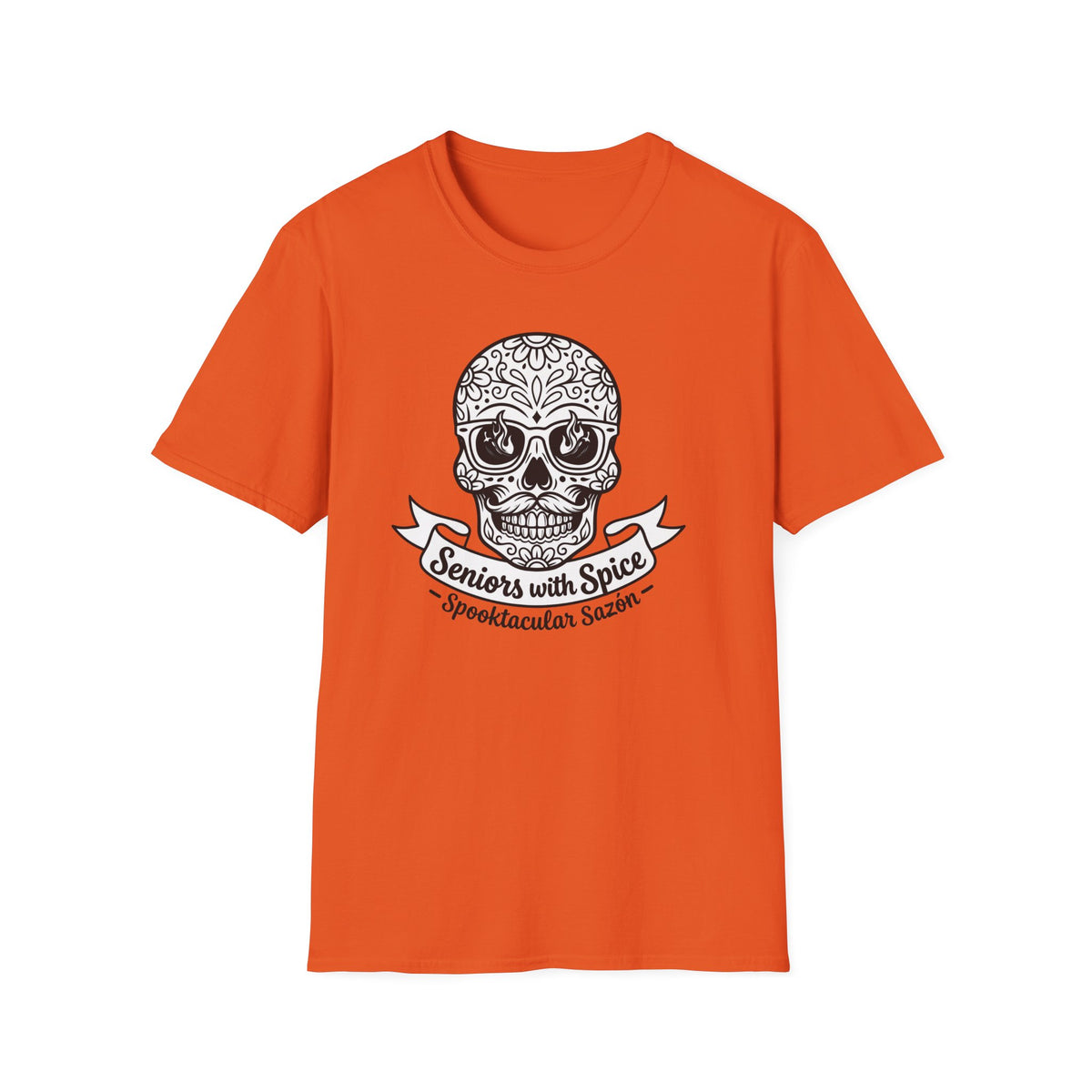 Skull Graphic 'Seniors with Spice' Day of the Dead T-Shirt