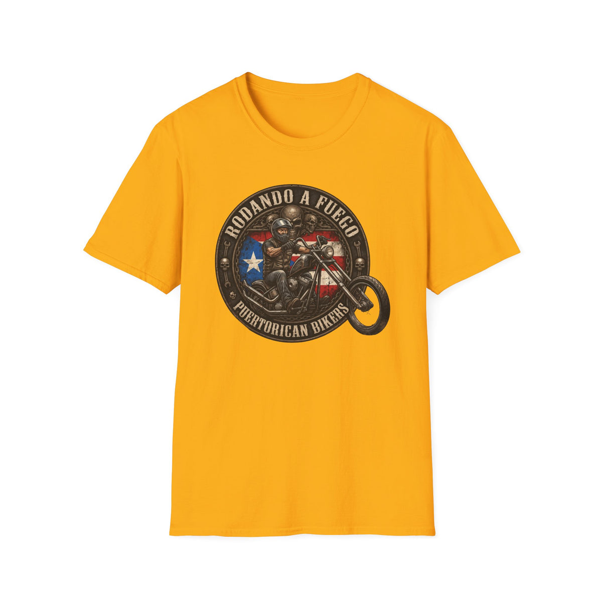 Rodando a Fuego Motorcycle T‑Shirt