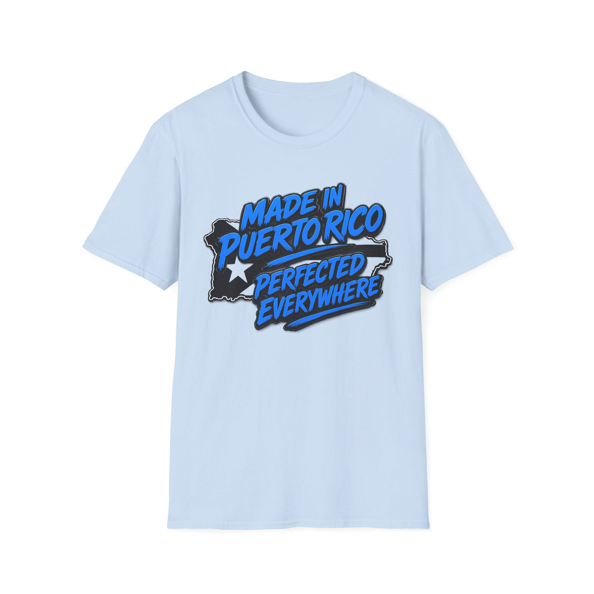 Made in Puerto Rico T-Shirt — "Perfected Everywhere" Island Pride Tee