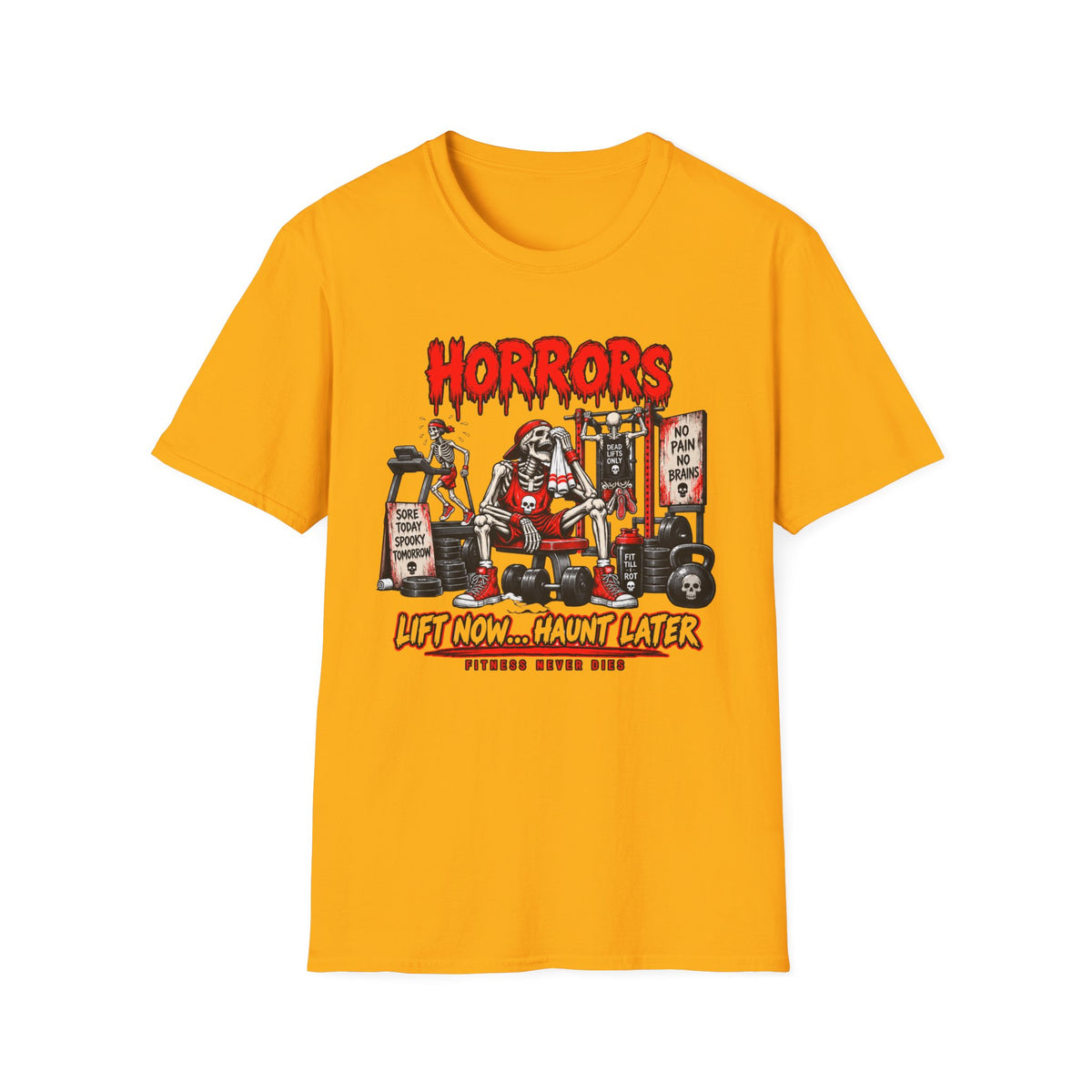 No Pain No Brain Gym T-Shirt