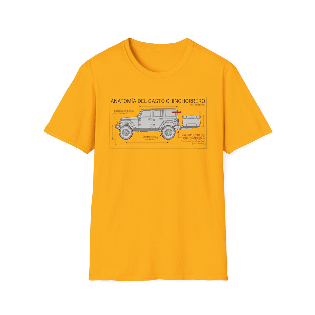 Anatomía del Gasto Chinchorrero  T-Shirt