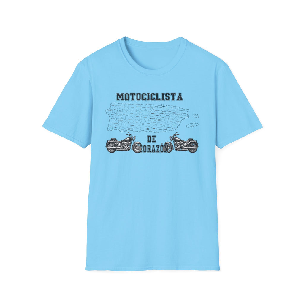 Motorcyclist de Corazón T‑Shirt