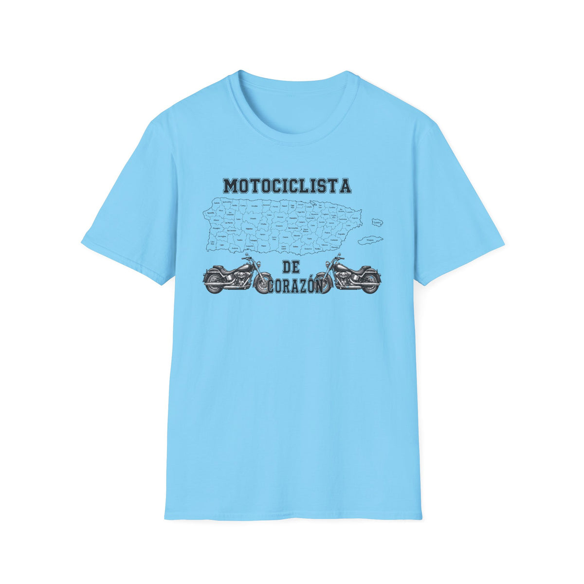 Motorcyclist de Corazón T‑Shirt