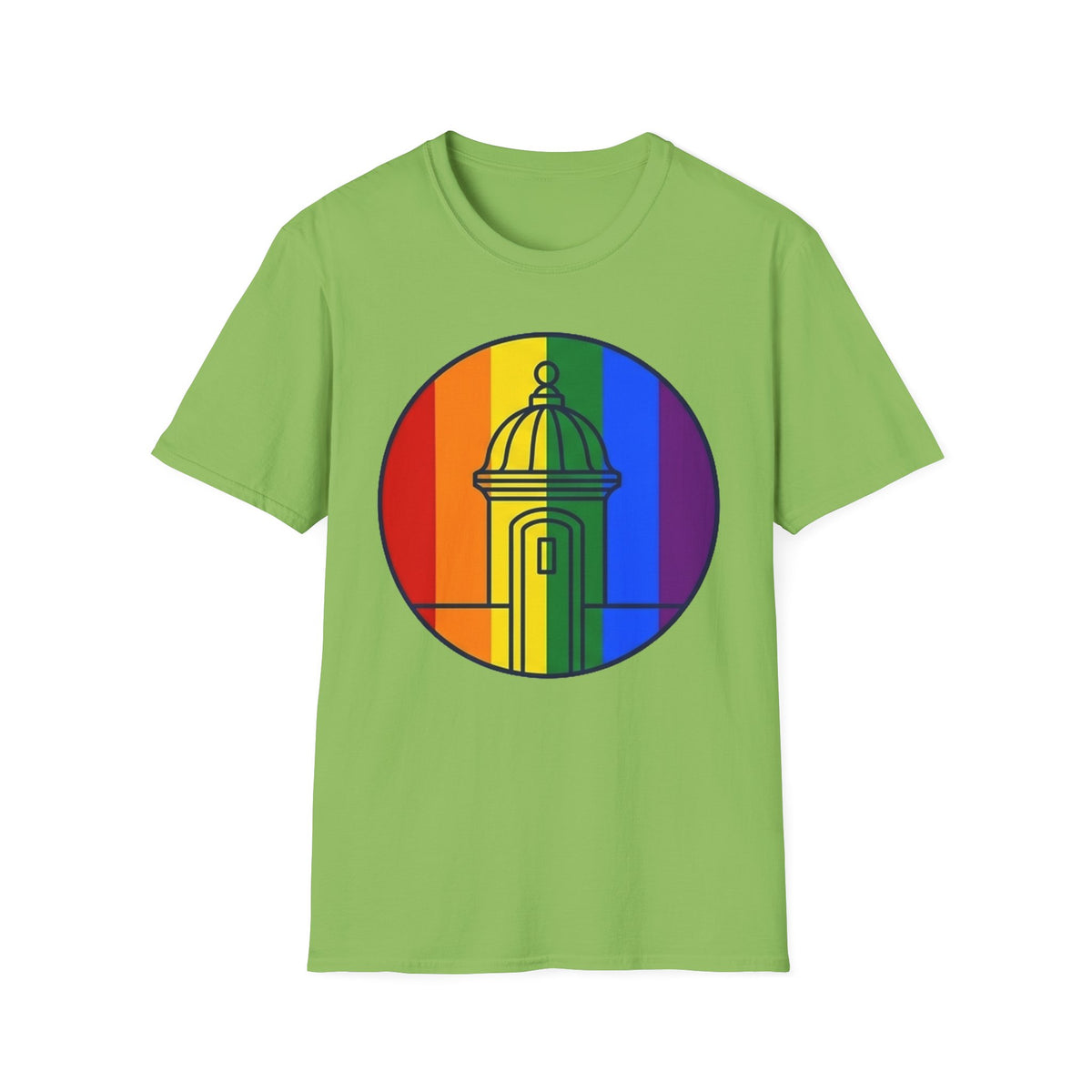 Rainbow Lighthouse T-Shirt — Pride Flag Lighthouse Graphic Tee