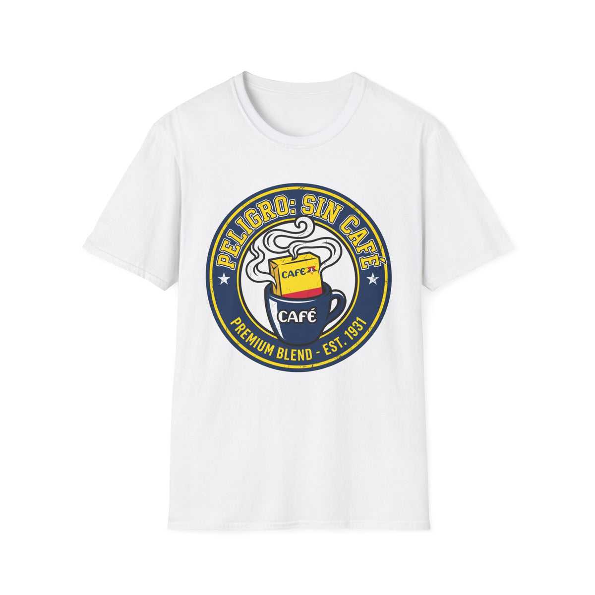 Peligro: Sin Cafe T-Shirt
