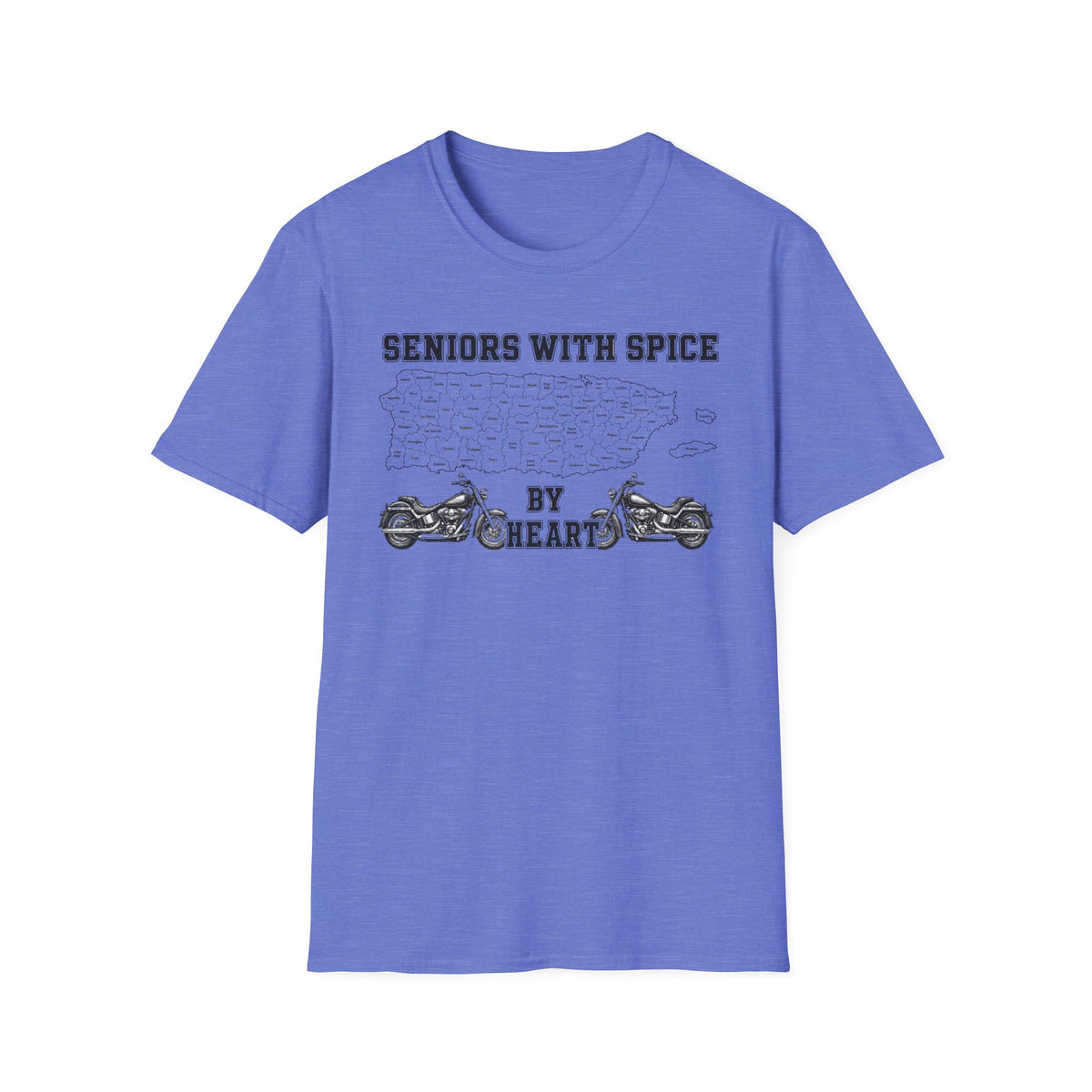 Seniors With Spice Motorcycle T‑Shirt