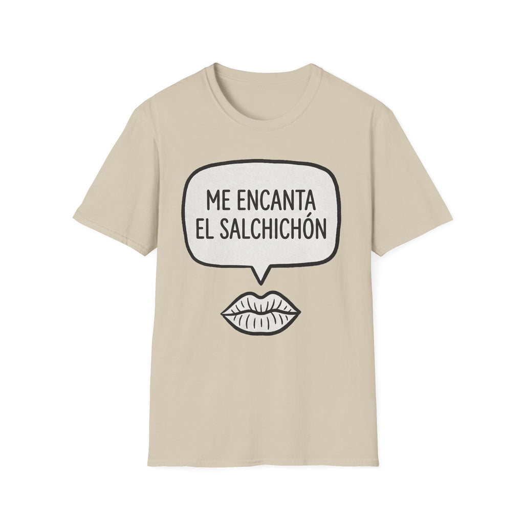 "Me Encanta El Salchichón" Spanish Foodie Graphic T-Shirt