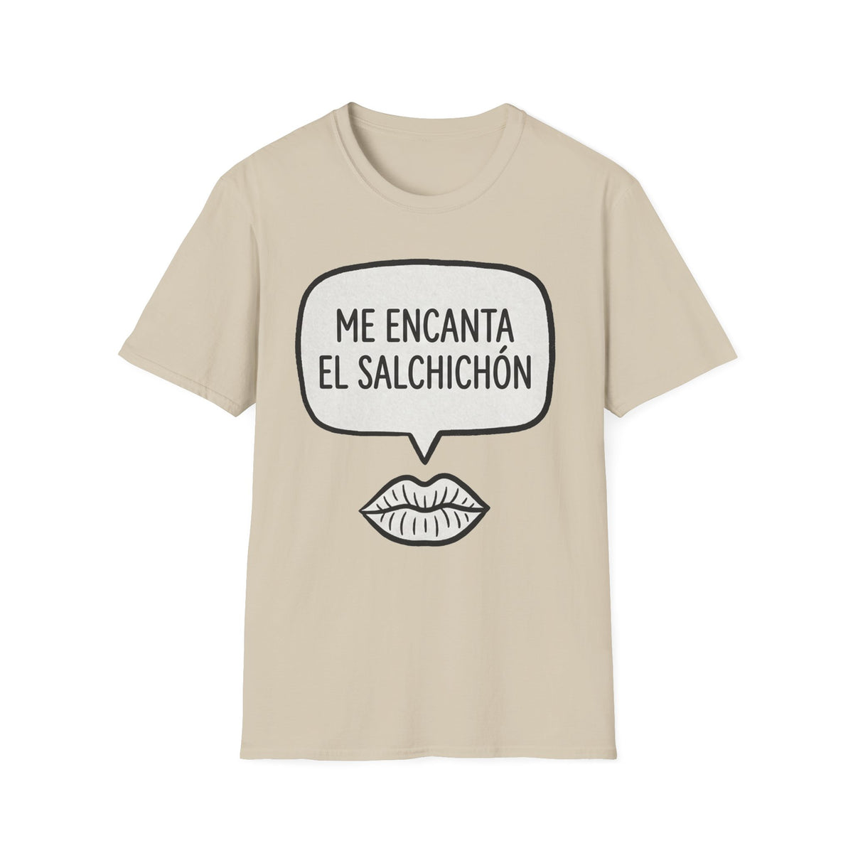 "Me Encanta El Salchichón" Spanish Foodie Graphic T-Shirt