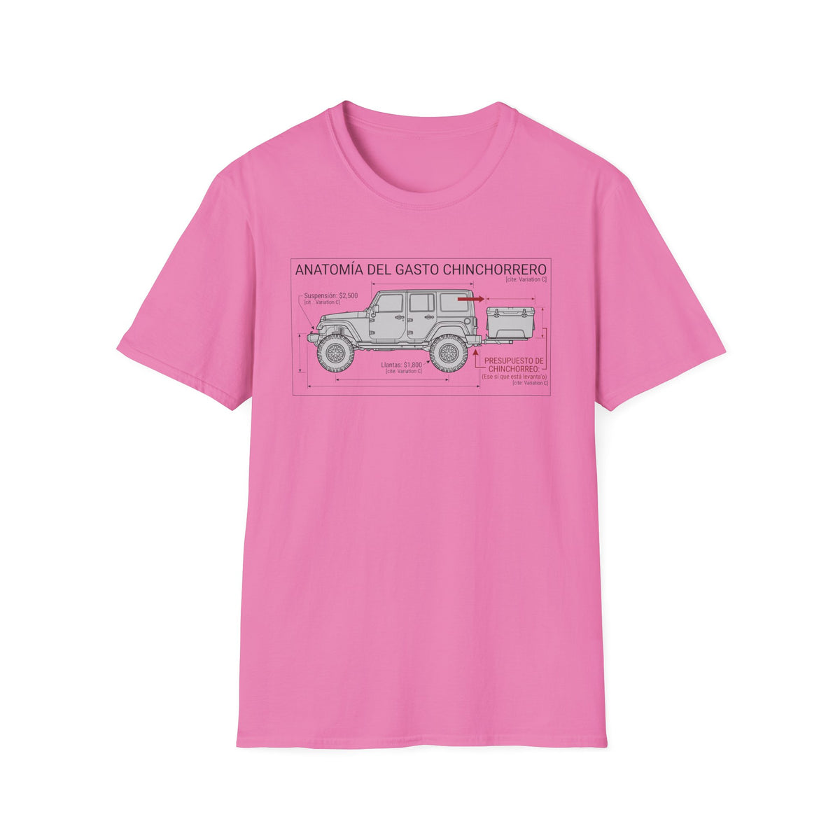 Anatomía del Gasto Chinchorrero  T-Shirt