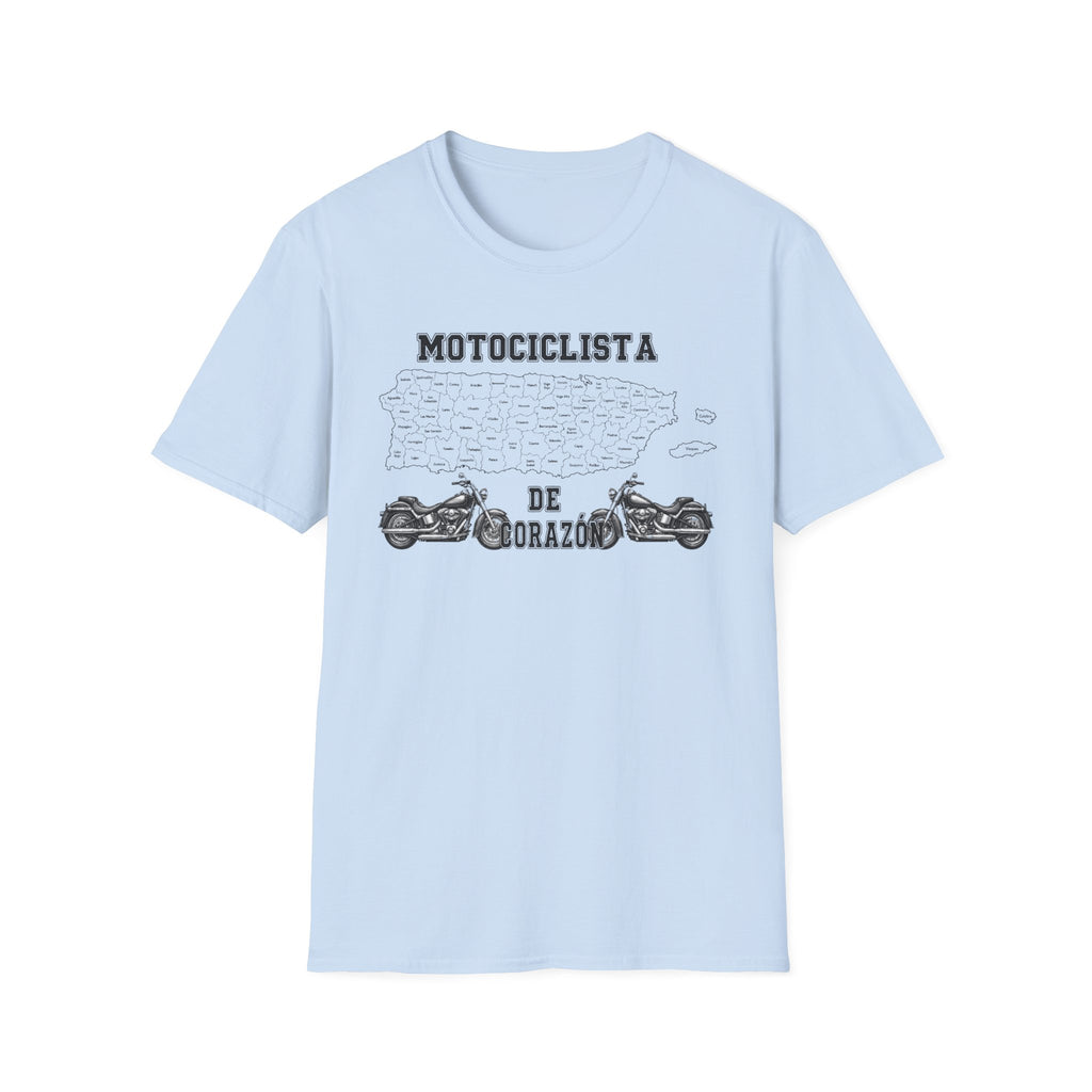 Motorcyclist de Corazón T‑Shirt