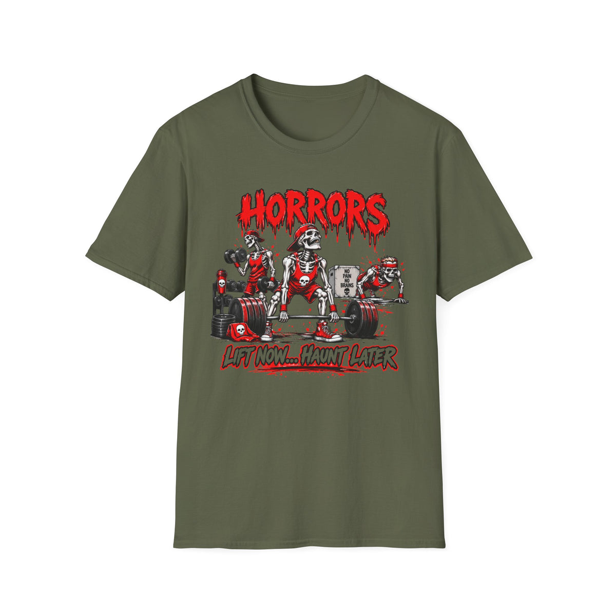 "Lift Now...Haunt Later" T-Shirt
