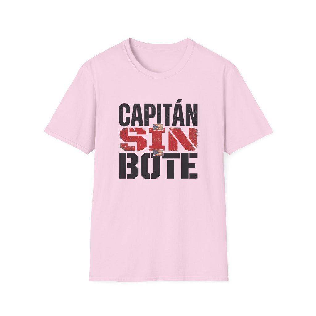 Capitán Sin Bote Graphic T-Shirt — Spanish 'Captain Without a Boat' Casual Tee
