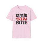 Capitán Sin Bote Graphic T-Shirt — Spanish 'Captain Without a Boat' Casual Tee