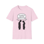 T-Shirt — Funny Spanish Quote “Te enseño el mío si me enseñas el tuyo” (Couple Thought Bubble)