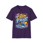 "Me Cago en el Frío" Puerto Rican Flame & Ice Graphic T-Shirt