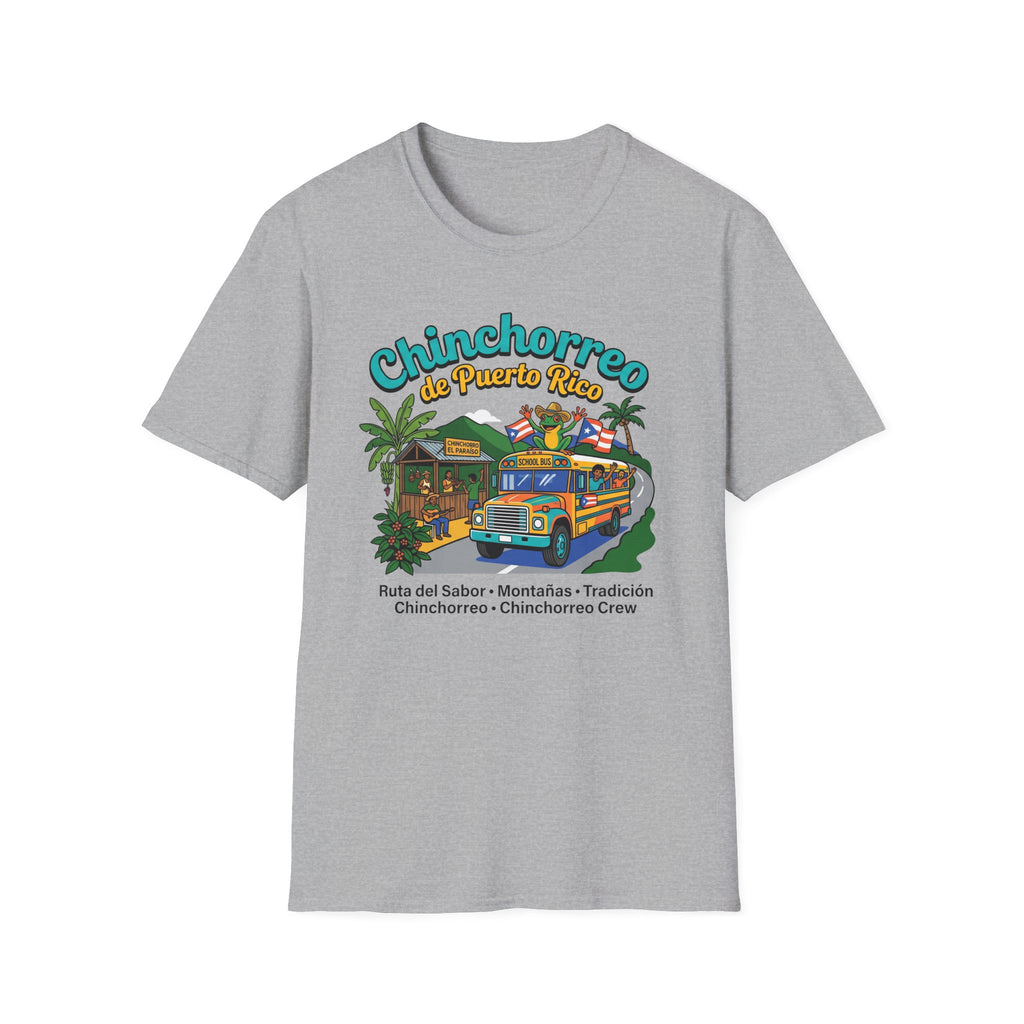 Chinchorreo de Puerto Rico T-Shirt | Puerto Rican Food Crawl, Roadside Kiosks, Coquí Vibes