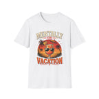 Mentally On Vacation T-Shirt — Tropical Palm Sunset Drink Graphic Tee