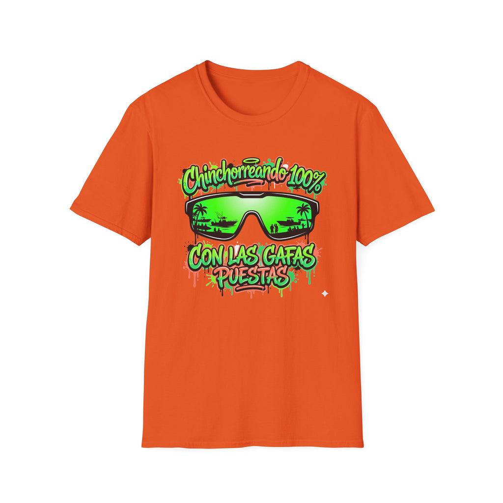 Chinchorreando 100% sunglasses graphic T-Shirt | Spanish beach vibes