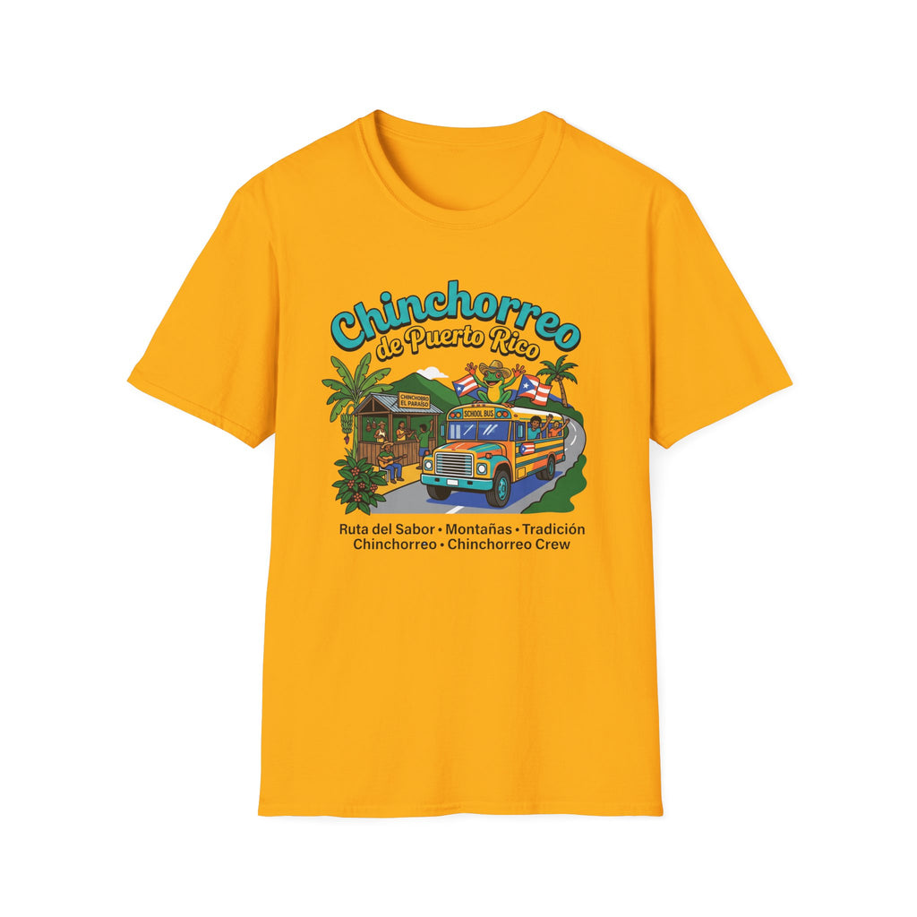 Chinchorreo de Puerto Rico T-Shirt | Puerto Rican Food Crawl, Roadside Kiosks, Coquí Vibes