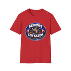 Seniors Con Sazón T-Shirt — Spanish Cooking Pride Tee