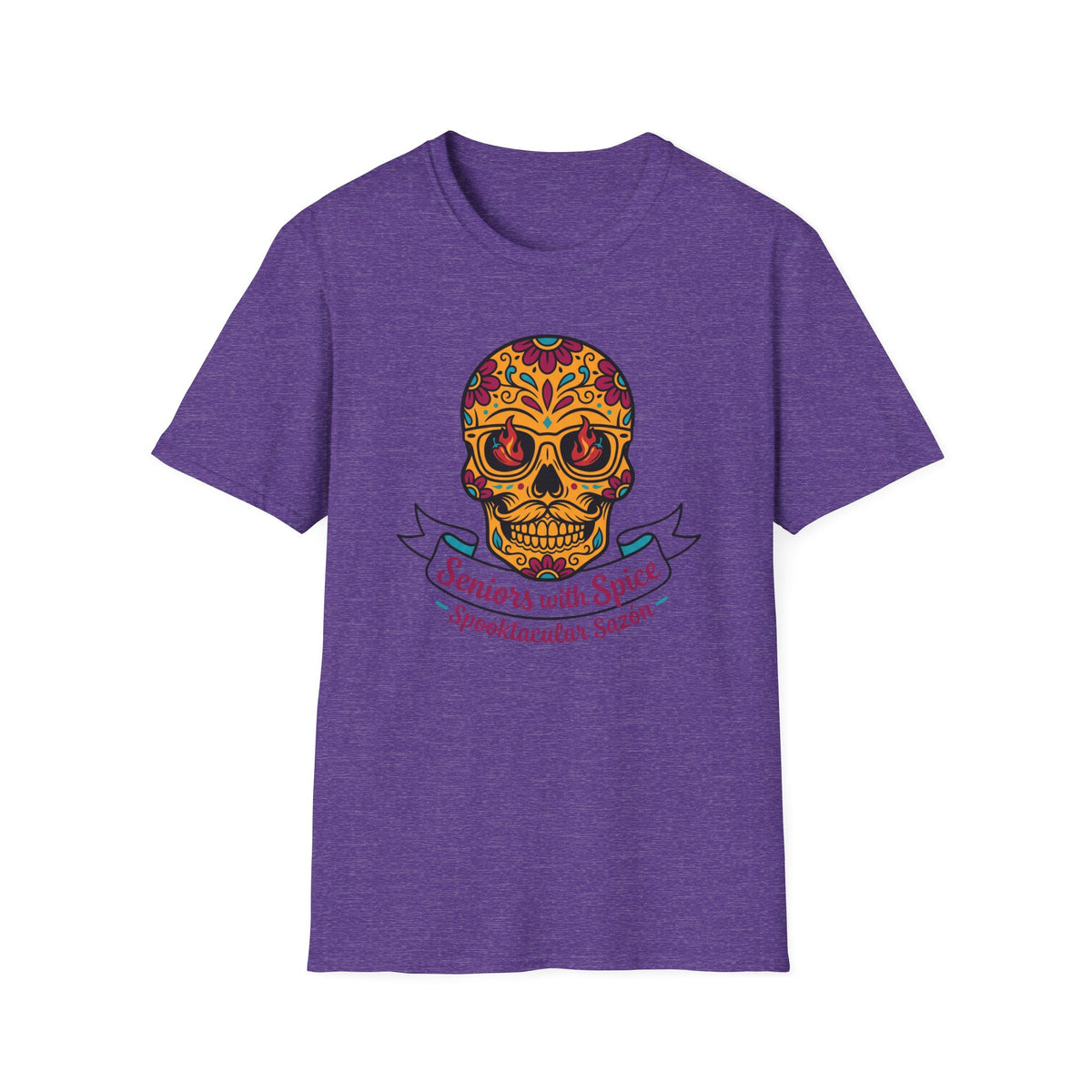 Day of the Dead Skull "Seniors with Spice" T-Shirt