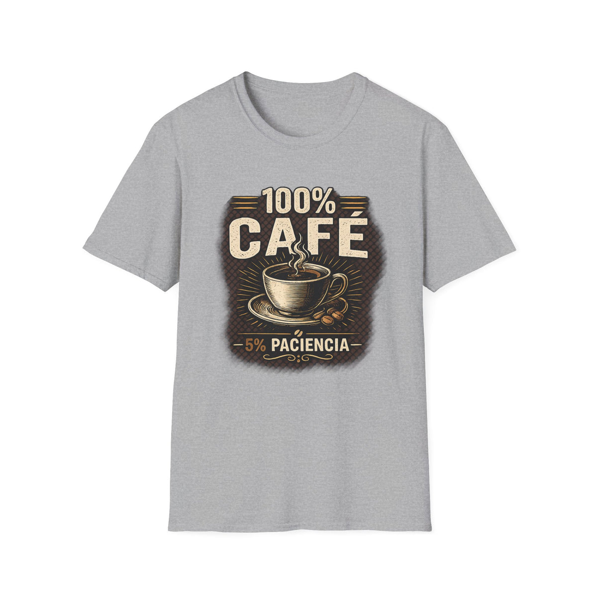 100% Café vintage coffee design T-Shirt | Coffee cup, caffeine lover