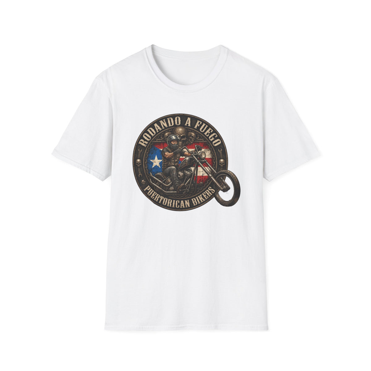 Rodando a Fuego Motorcycle T‑Shirt