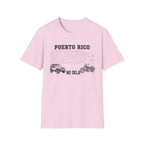 Puerto Rico Map  Motorcycle & 4x4 T-Shirt