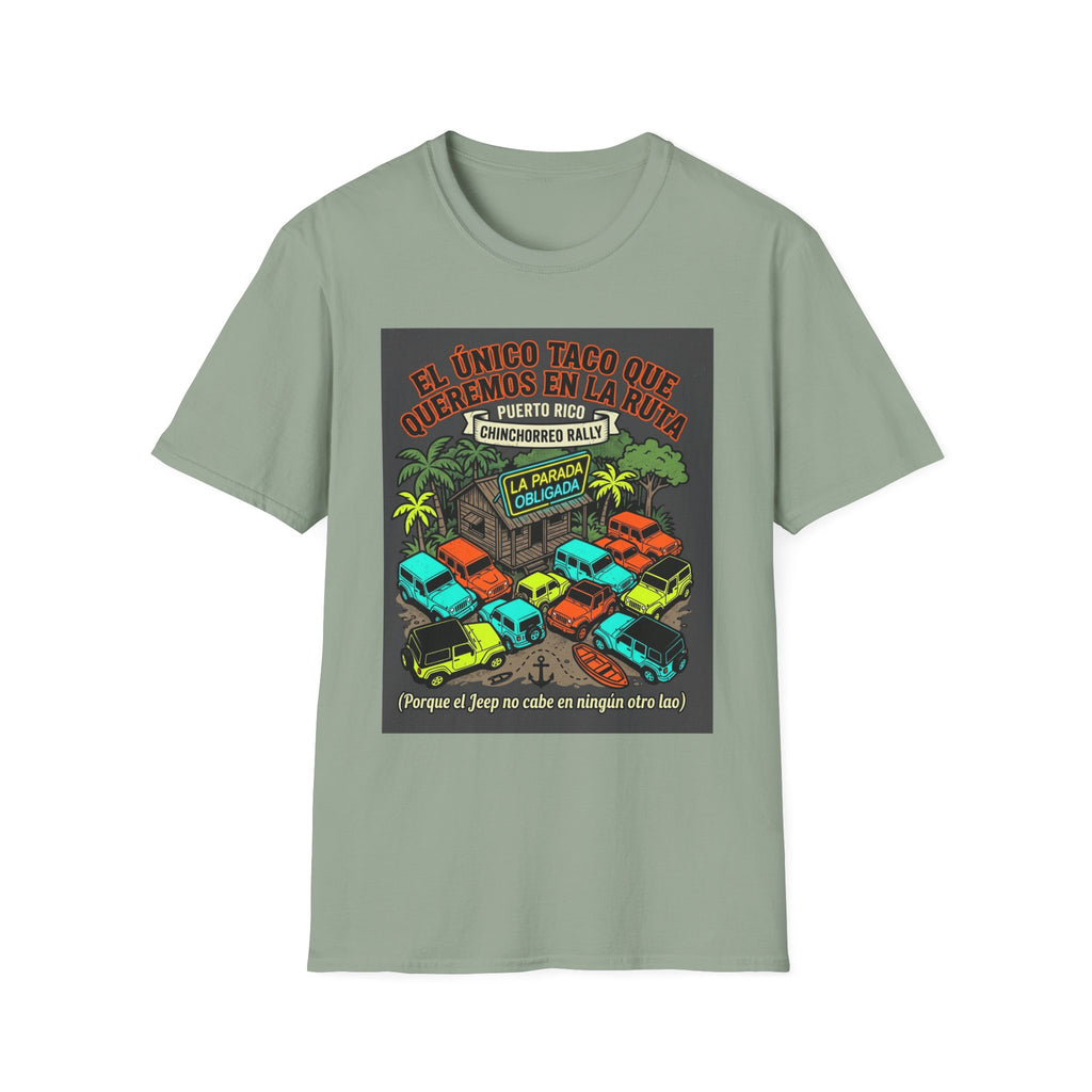 El Único Taco Que Queremos en la Ruta T-Shirt | Puerto Rico Chinchorrero Rally Design