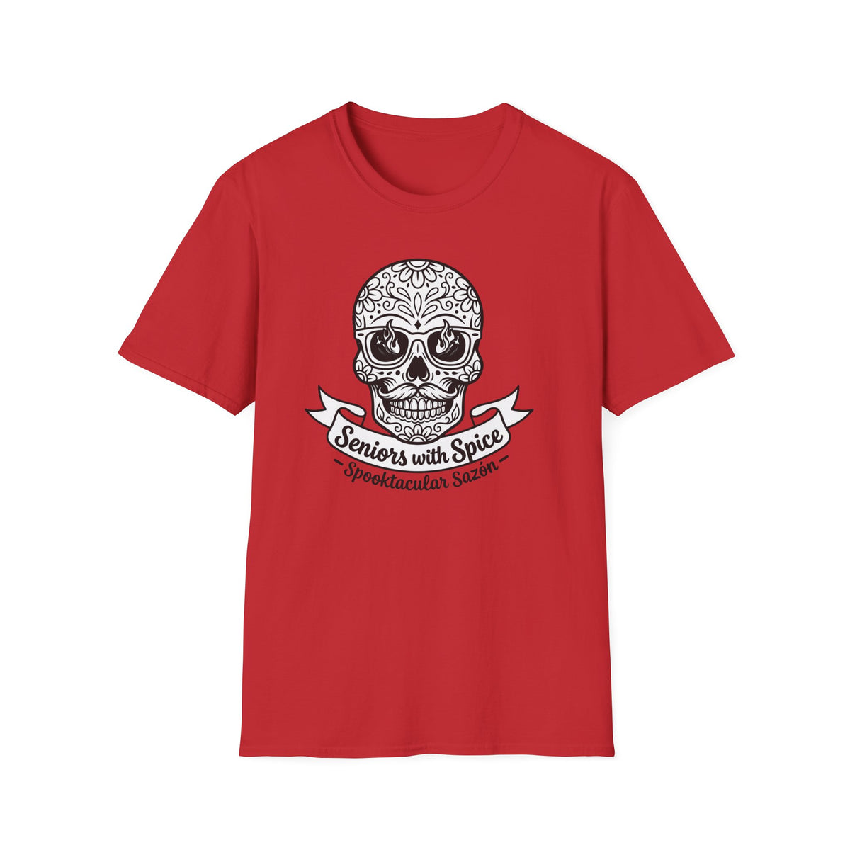 Skull Graphic 'Seniors with Spice' Day of the Dead T-Shirt