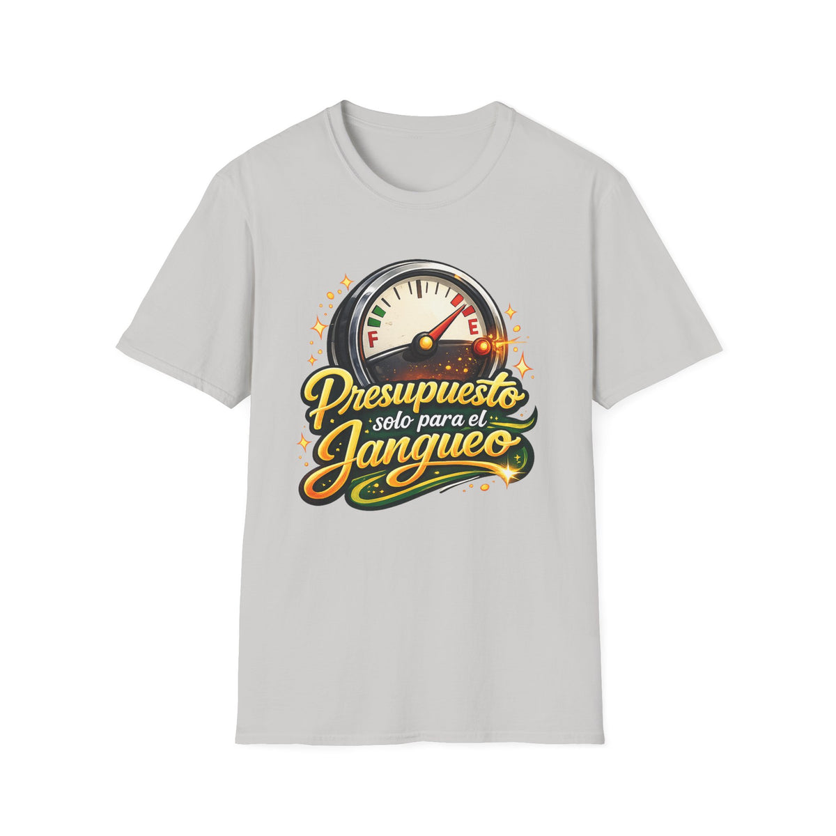 Presupuesto Shirt — 'Presupuesto' Gas Gauge Graphic Tee