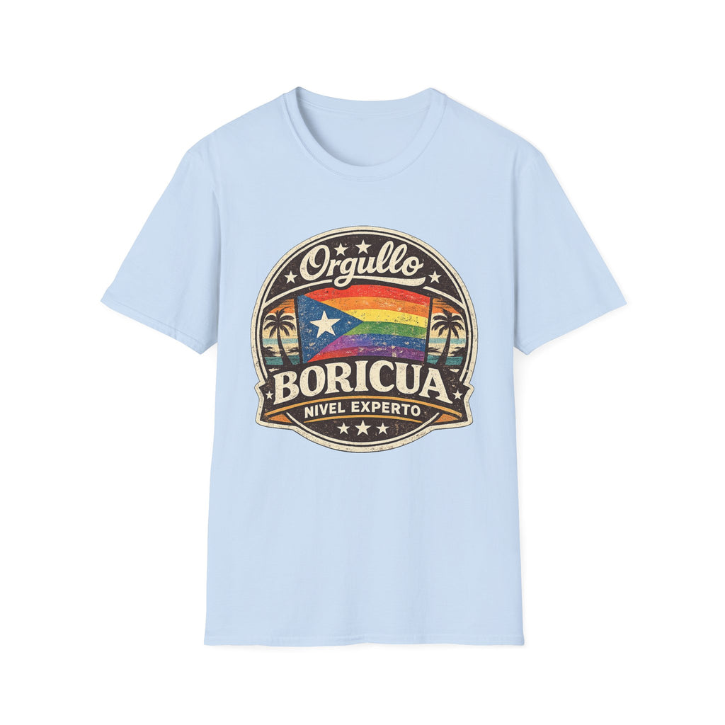Orgullo Boricua Rainbow Flag T-Shirt — Puerto Rico Pride Tee