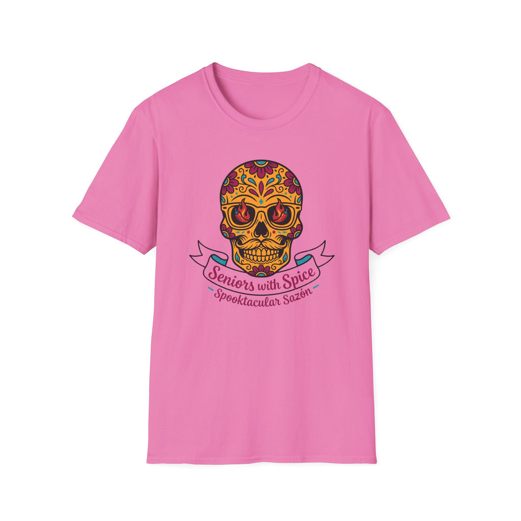 Day of the Dead Skull "Seniors with Spice" T-Shirt