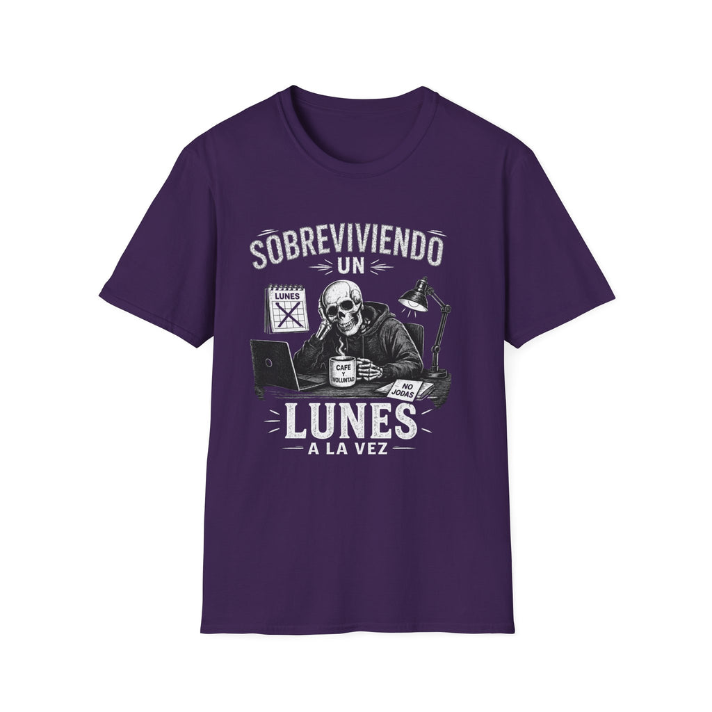 Sobreviviendo Un Lunes  BW T-Shirt