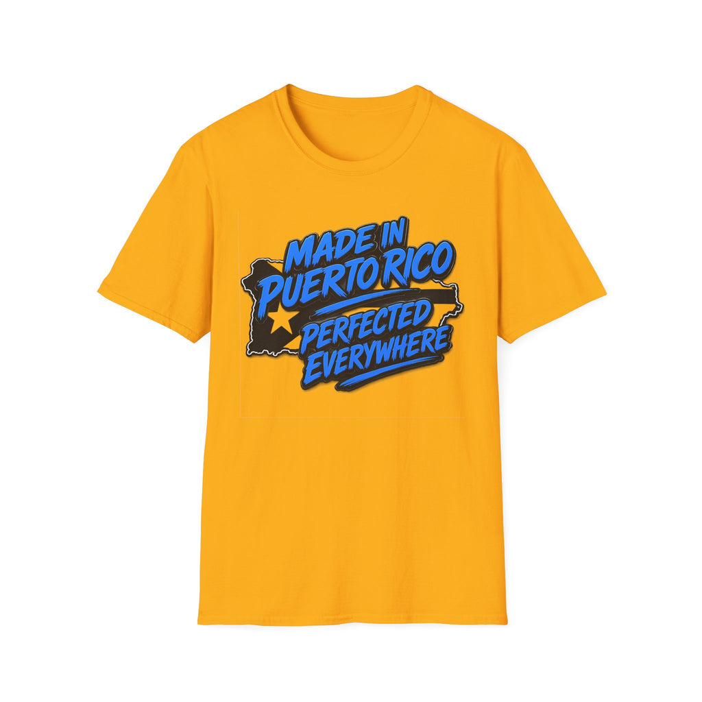 Made in Puerto Rico T-Shirt — "Perfected Everywhere" Island Pride Tee