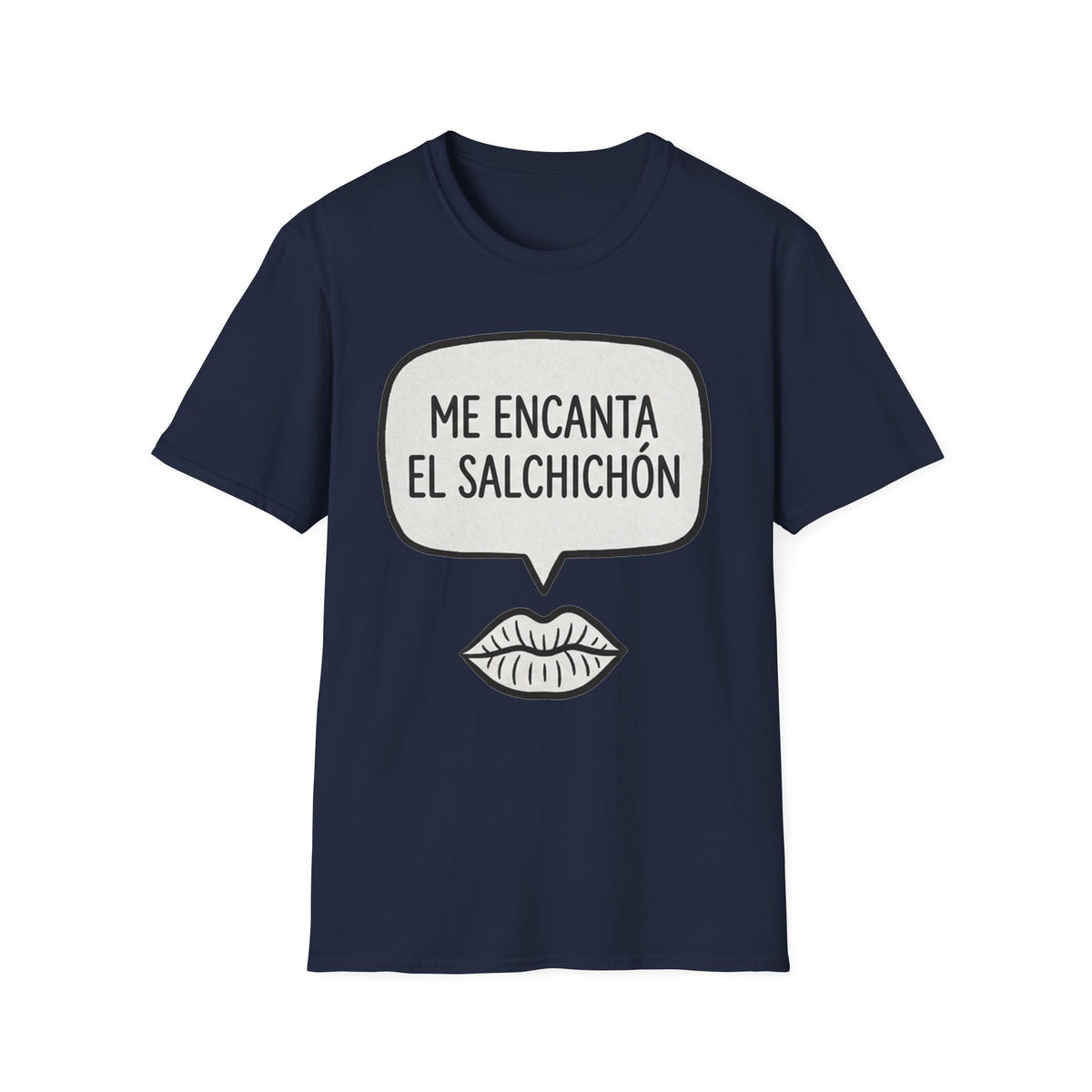 "Me Encanta El Salchichón" Spanish Foodie Graphic T-Shirt
