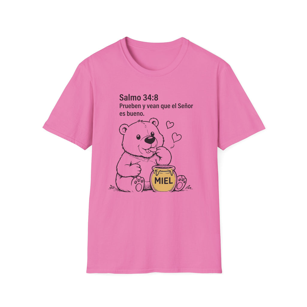 Salmo 34:8 "Prueben y vean que el Señor es bueno" T-Shirt