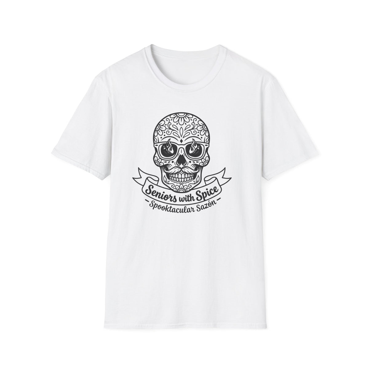 Skull Graphic 'Seniors with Spice' Day of the Dead T-Shirt