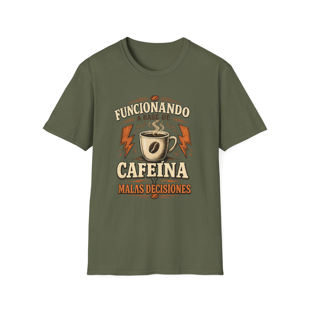 "Funcionando a Base de Cafeína" T-Shirt